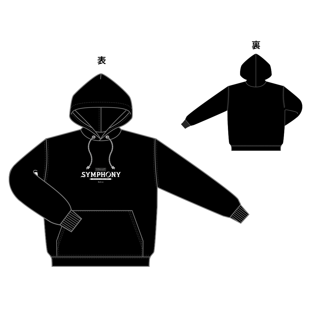 【BEMANI SYMPHONY -online concert-】 Hooded Sweatshirt No.1