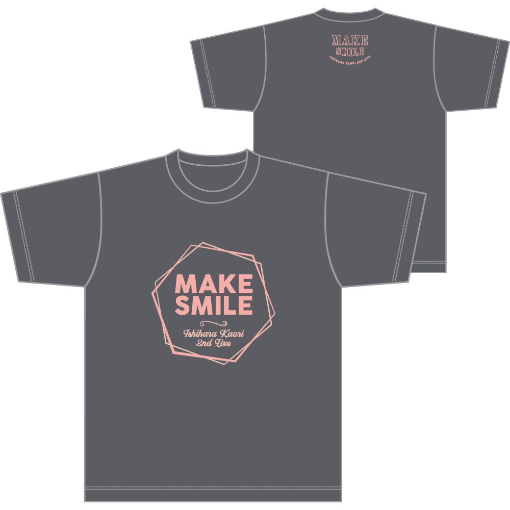 Ishihara Kaori 2nd LIVE "MAKE SMILE" T-shirt B／size S