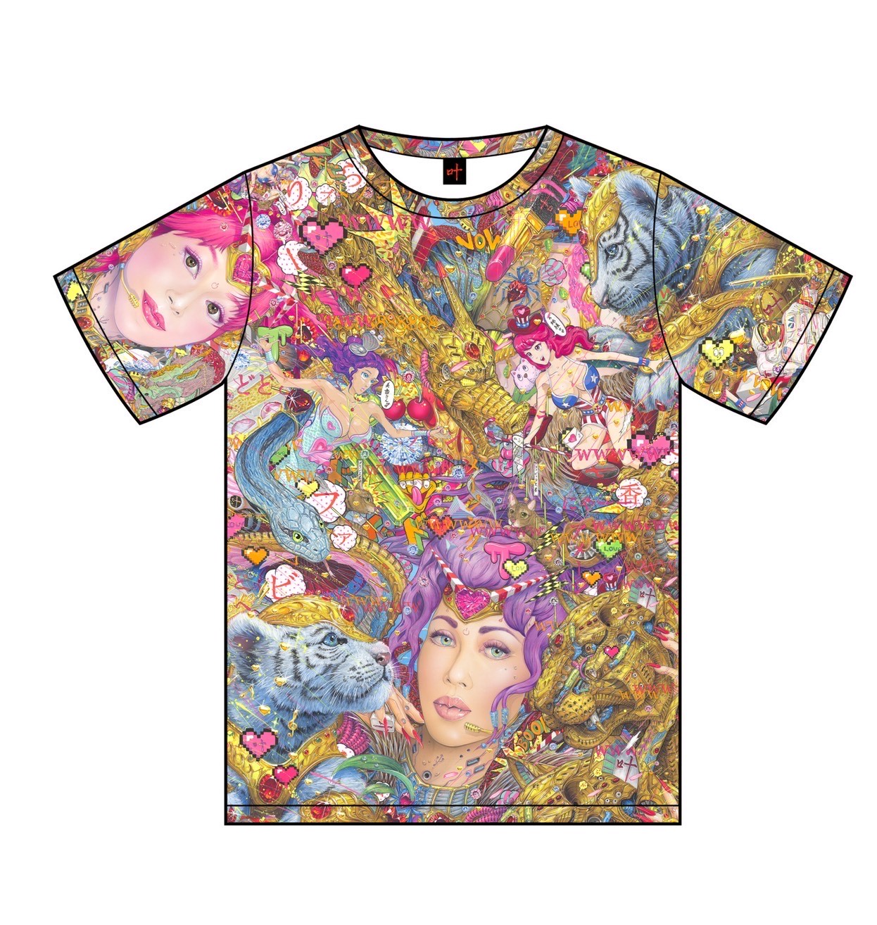 KANO SISTERS×YASUTO SASADA Art Collaboration T-shirt No.2