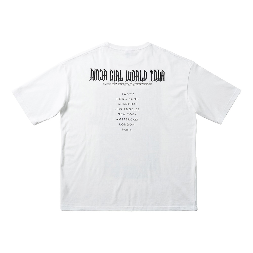 NINJA GIRL Original T-shirt  XL size (YASUTO SASADA) No.2