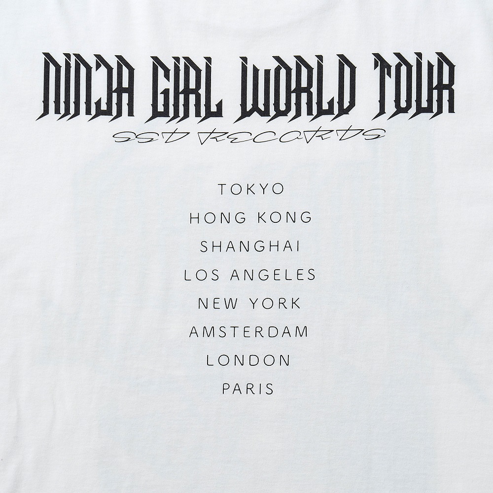 NINJA GIRL Original T-shirt  XL size (YASUTO SASADA) No.5