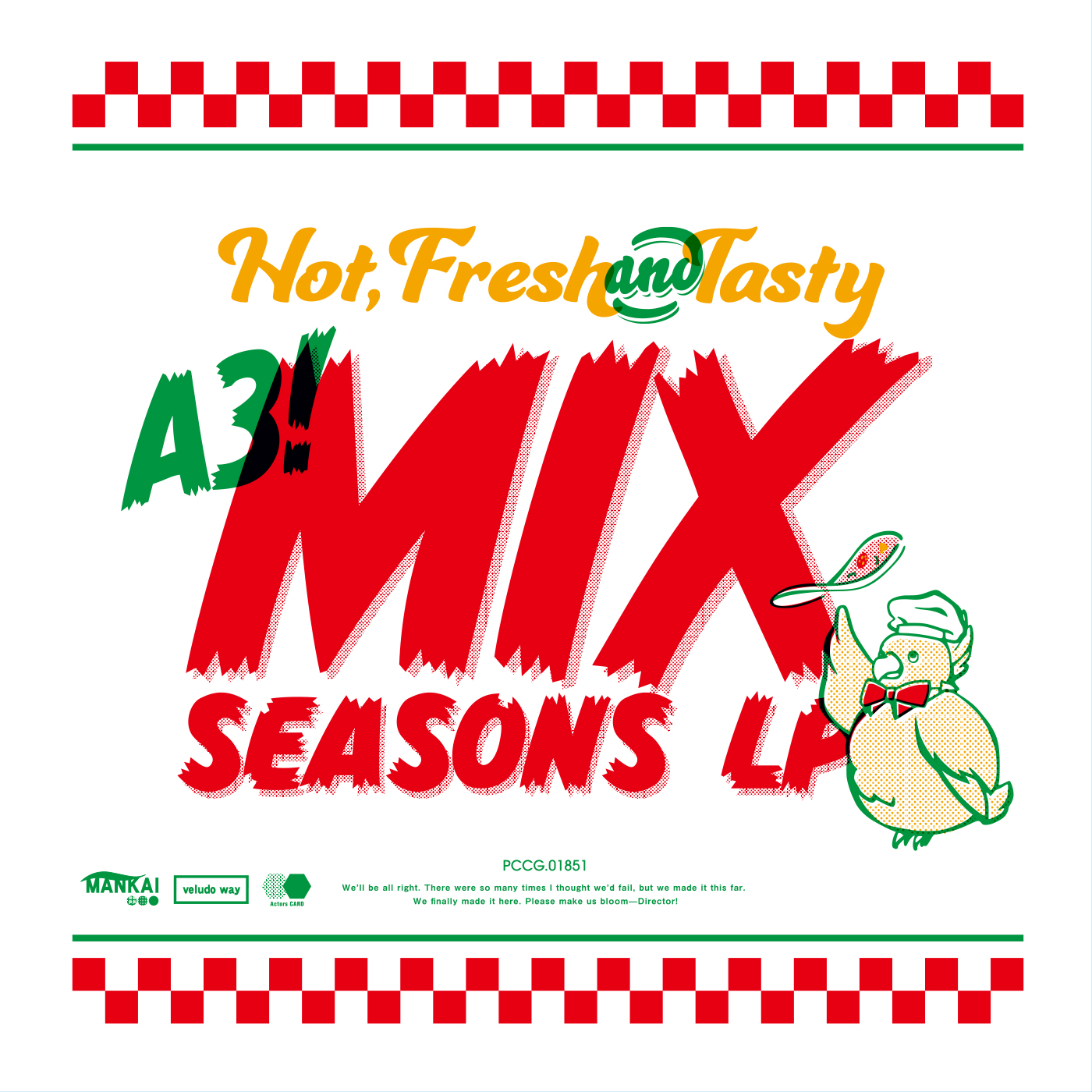 【A3!】A3! MANKAI Company Mix Performance Album "A3! MIX  SEASONS LP" (CD only)