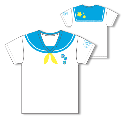 Sailor-style T-shirt/Blue
