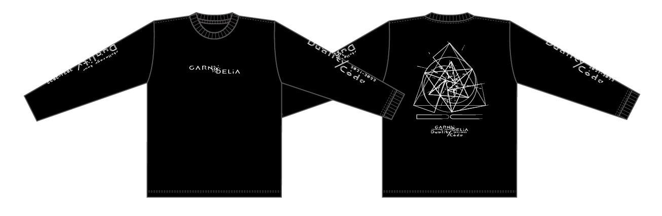 【GARNiDELiA stellacage tour 2021→2022 “Duality Code”】Long Sleeve T-shirt XL