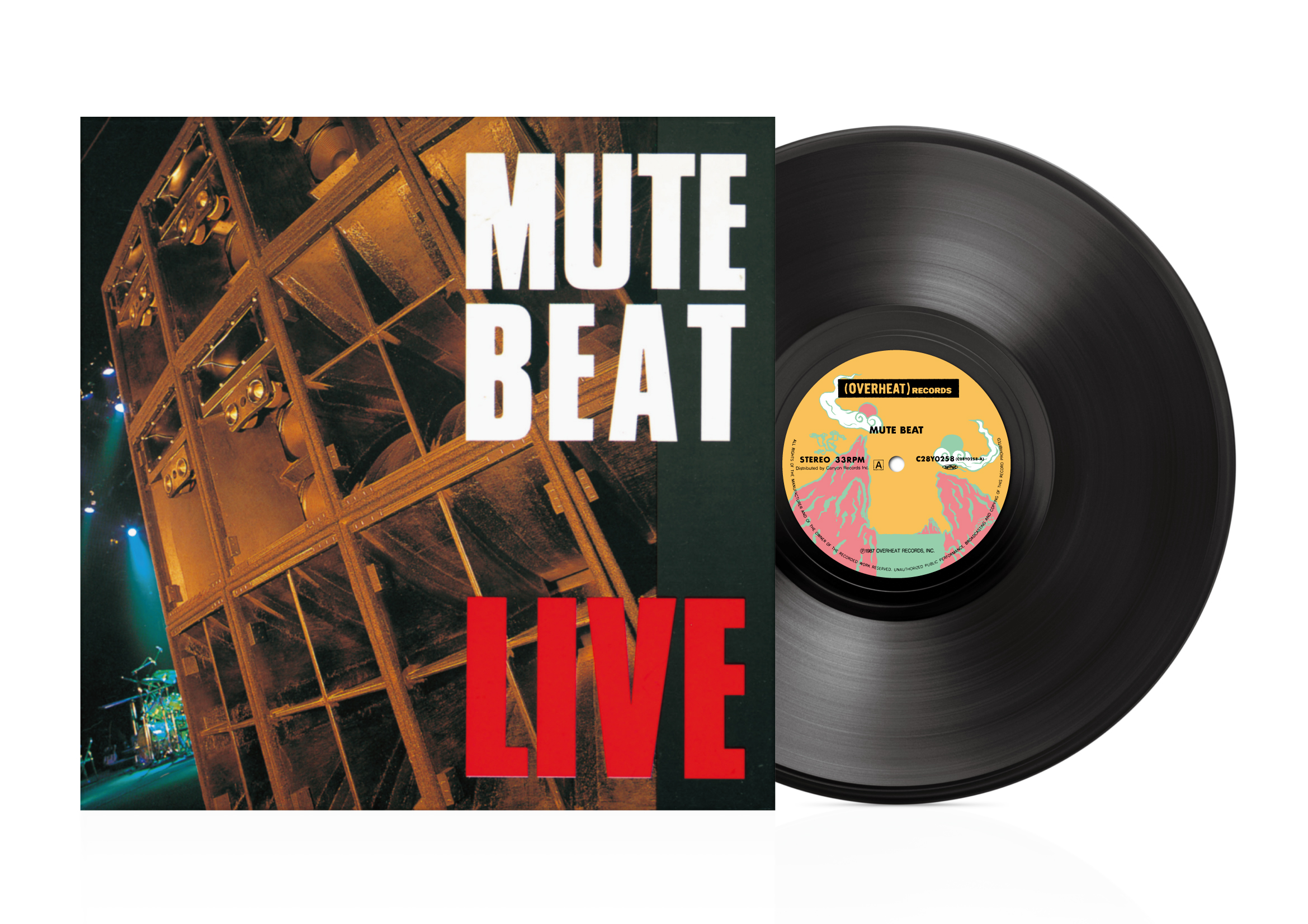 MUTE BEAT "LIVE"【12inch Vinyl×2】Release on November 3rd, 2024