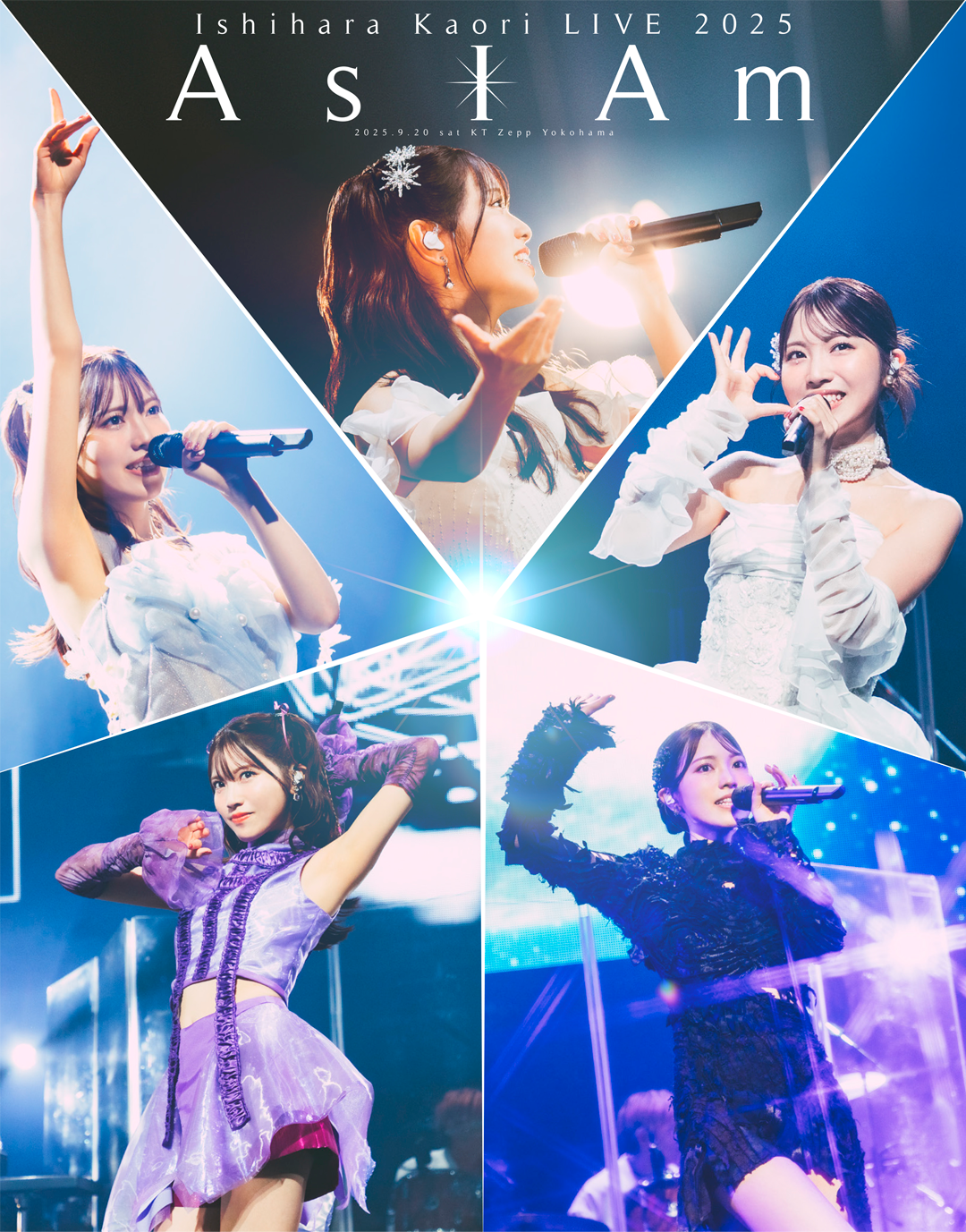 [PONYCANYON SHOP Limited Edition] Kaori Ishihara LIVE 2025 -As I Am- Blu-ray (4 Blu-ray Discs: 2 Main + 2 Bonus) No.1