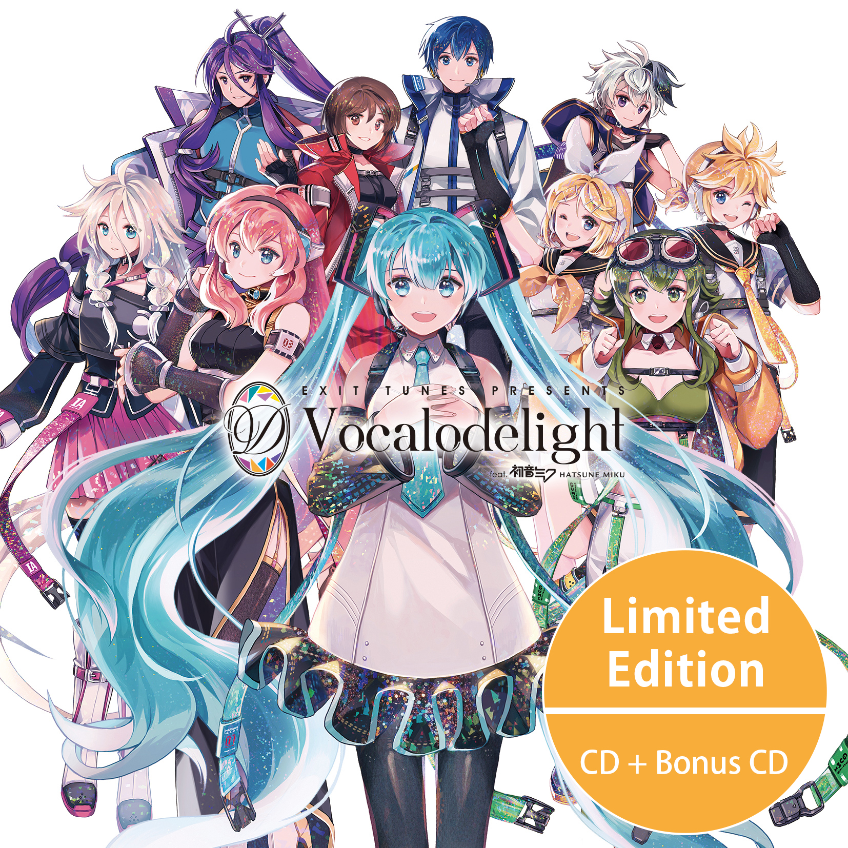 EXIT TUNES PRESENTS Vocalodelight feat. Hatsune Miku Limited Edition(CD+Bonus CD) Release on December15th, 2021 No.1