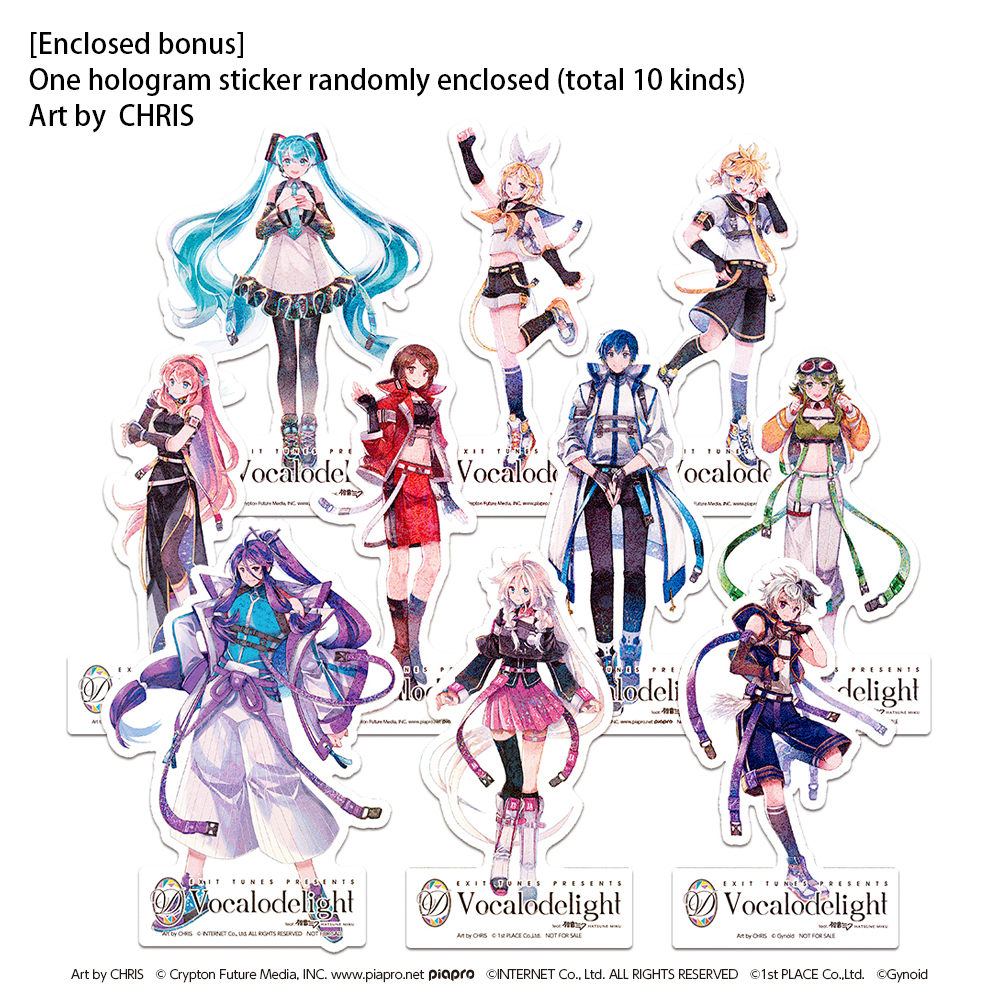 EXIT TUNES PRESENTS Vocalodelight feat. Hatsune Miku Limited Edition(CD+Bonus CD) Release on December15th, 2021 No.2
