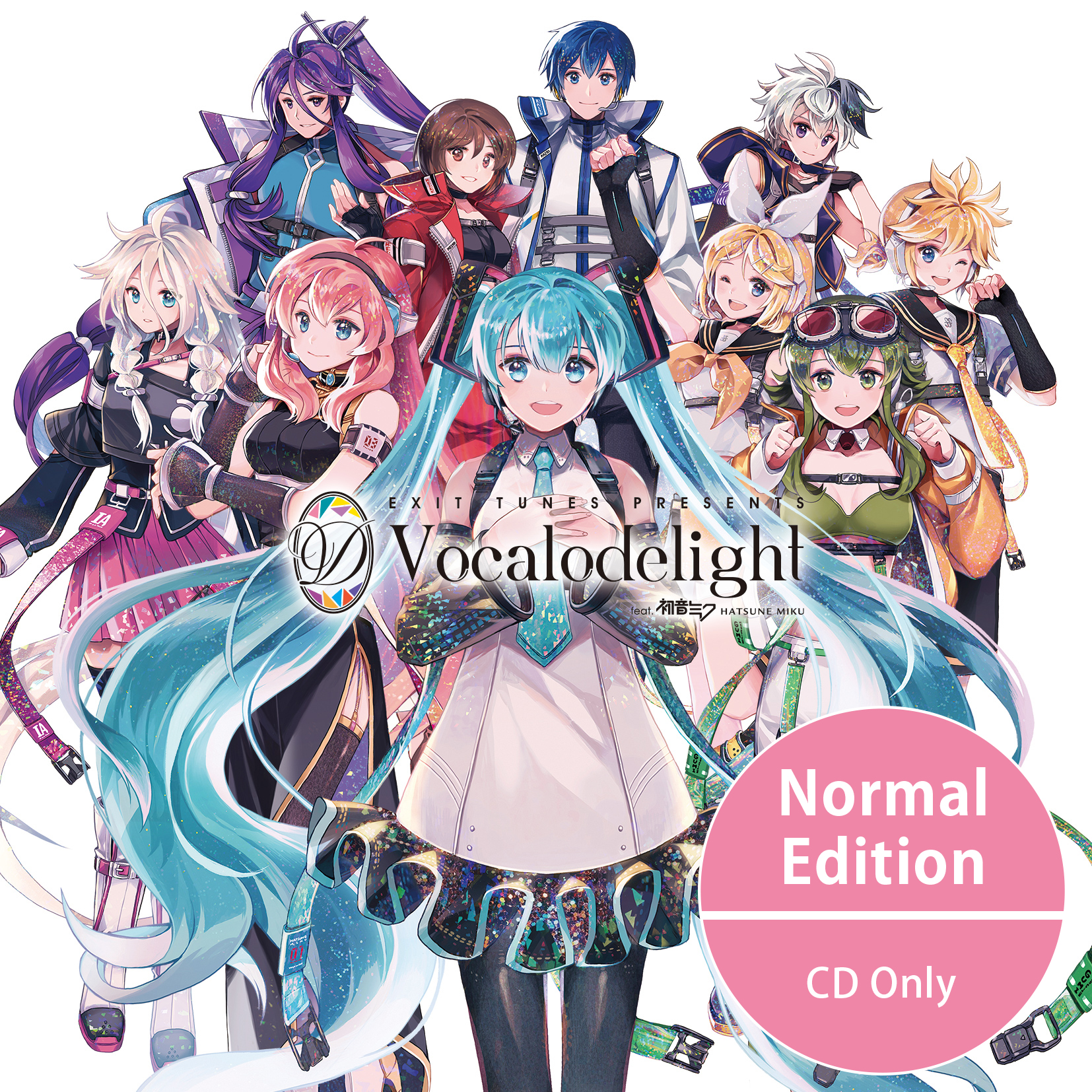 EXIT TUNES PRESENTS Vocalodelight feat. Hatsune Miku Normal Edition(CD Only) Release on December15th, 2021 No.1