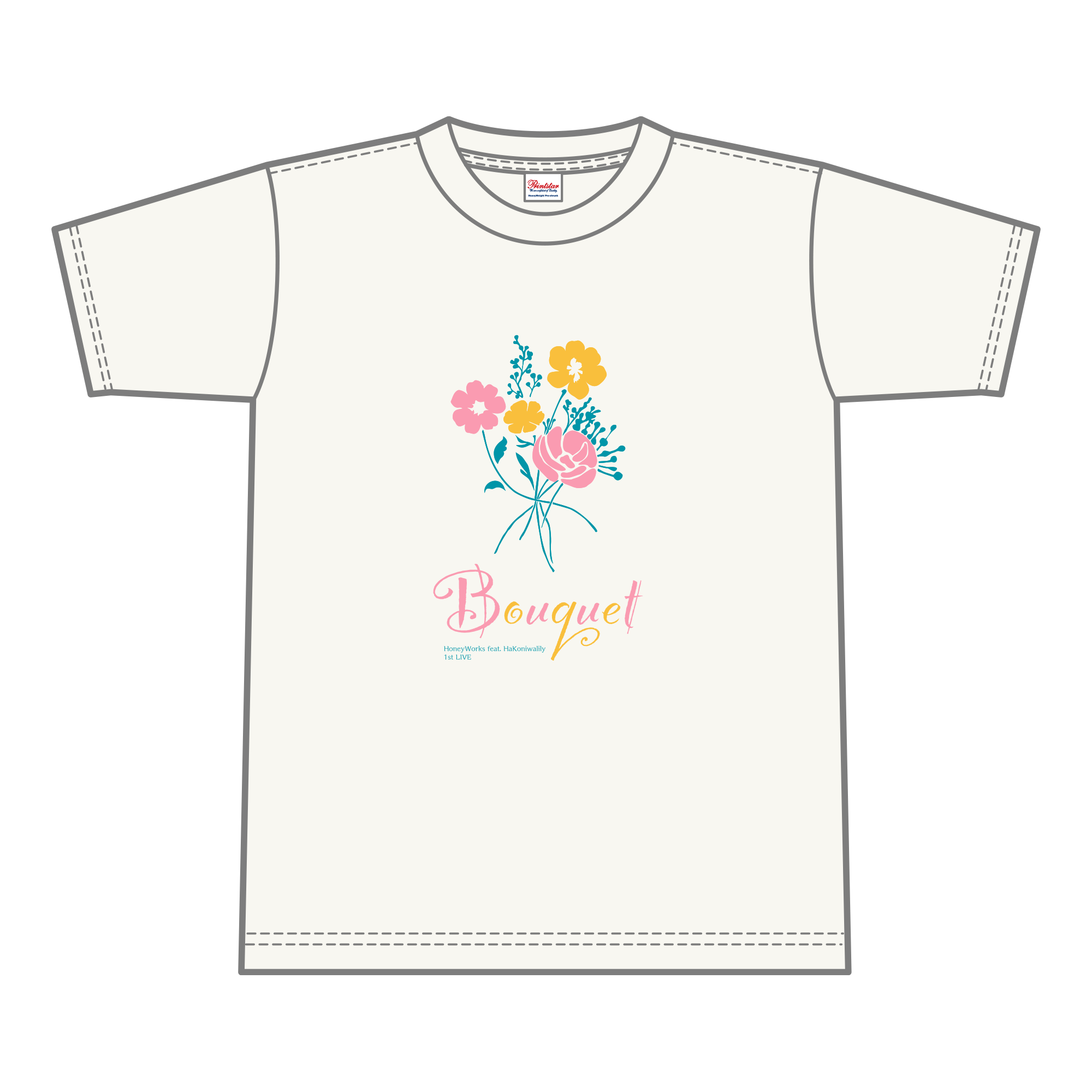 T-shirt (HoneyWorks feat. HaKoniwa Lily 1st LIVE "Bouquet") No.2