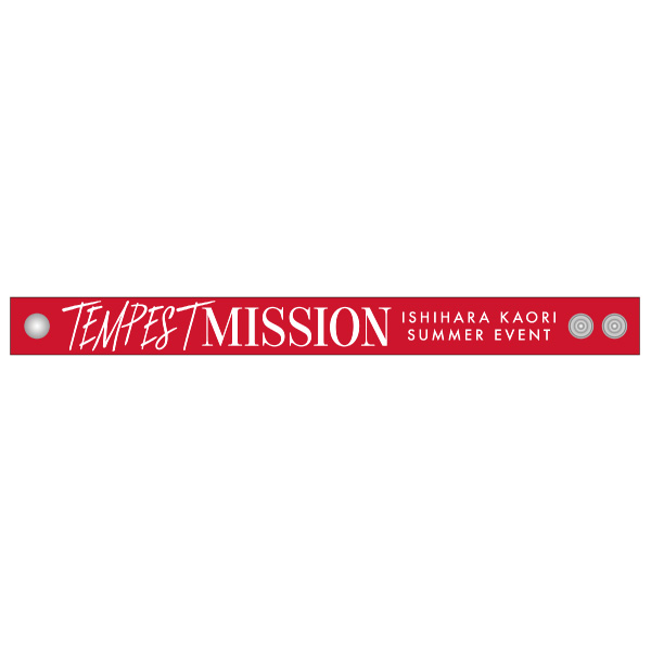Ishihara Kaori SUMMER EVENT "TEMPEST MISSION"  Rubber Band/Red No.1